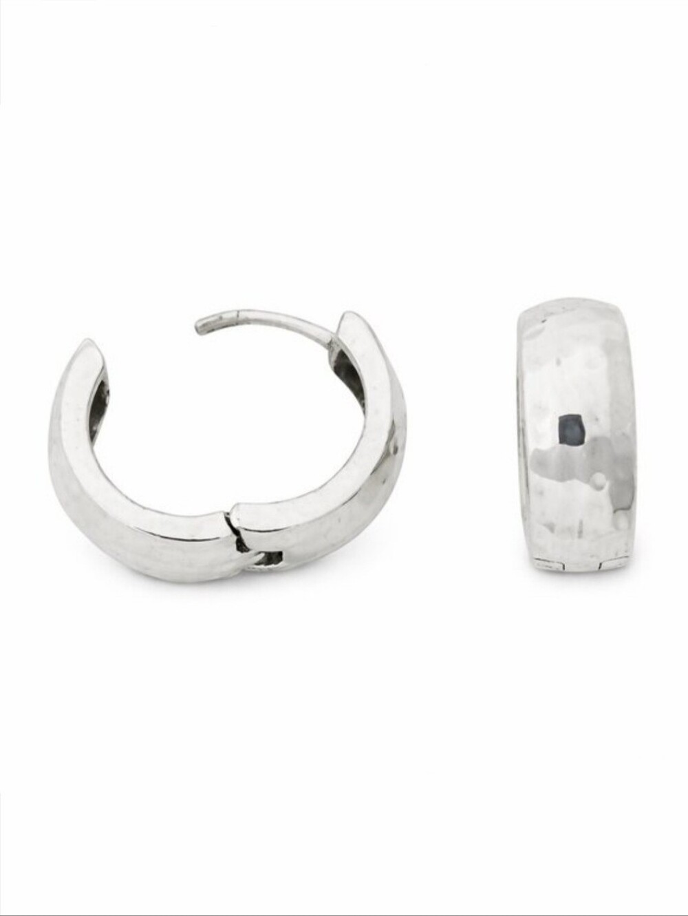 Silpada 925 Sterling Silver Huggie Hoop Earrings P1636